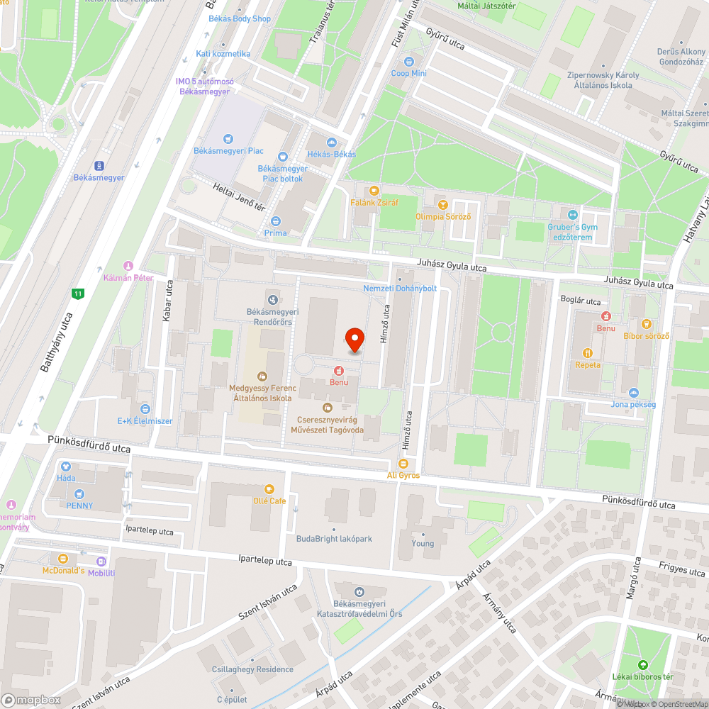 Faág a padon bejelentés helye