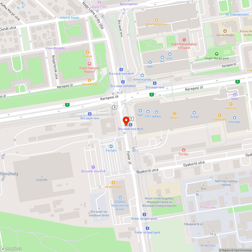 Firkás, matricás menetrend bejelentés helye