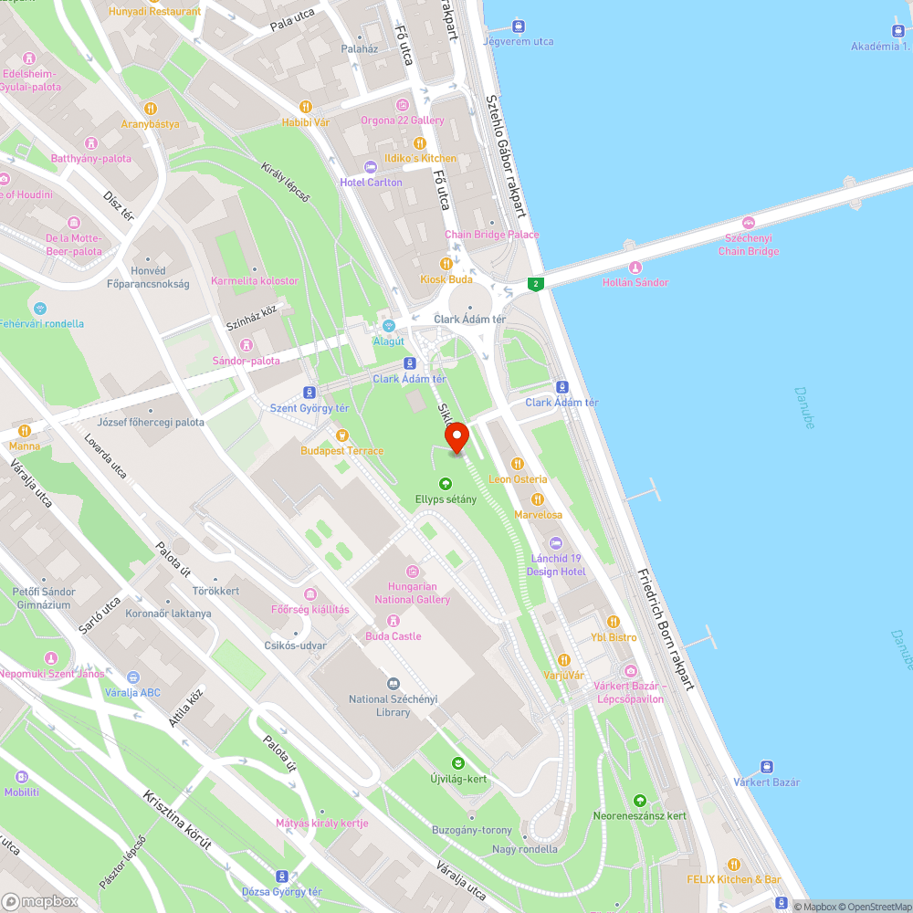 Vízzel elárasztott járda bejelentés helye