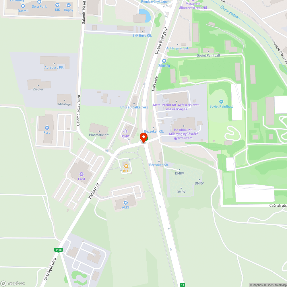 Hiányzó összeköttetés bejelentés helye