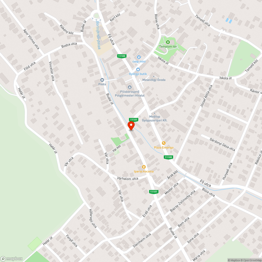 Budai úton nem világítanak a lámpák bejelentés helye