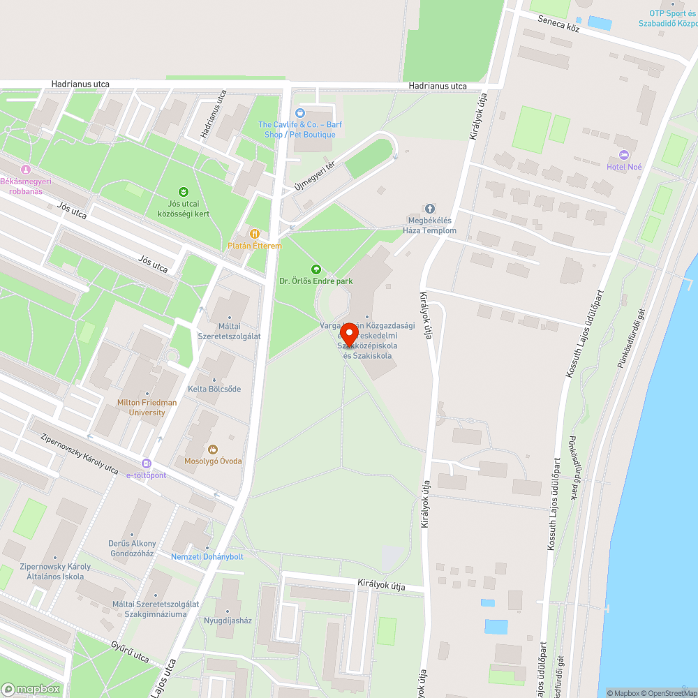 Kiégett lámpa bejelentés helye