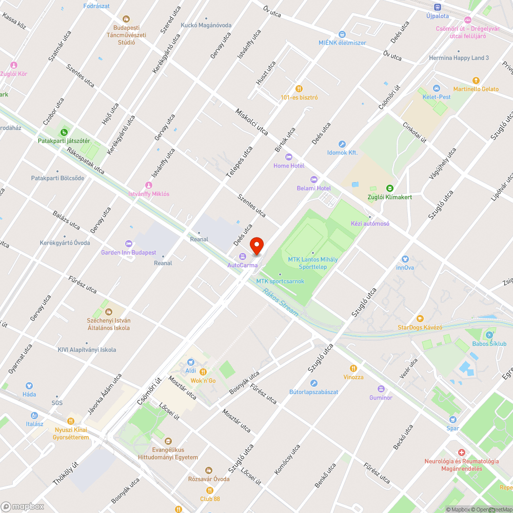 Elhagyott, rendszám nélküli gépjármű bejelentés helye