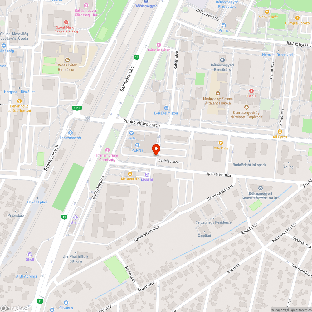 Életveszélyes fa bejelentés helye