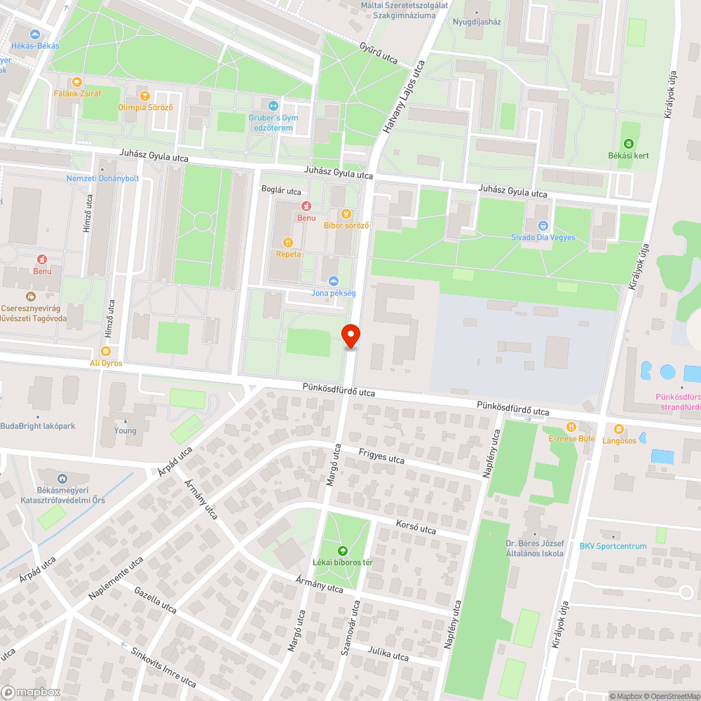 Felfestés lekopott bejelentés helye