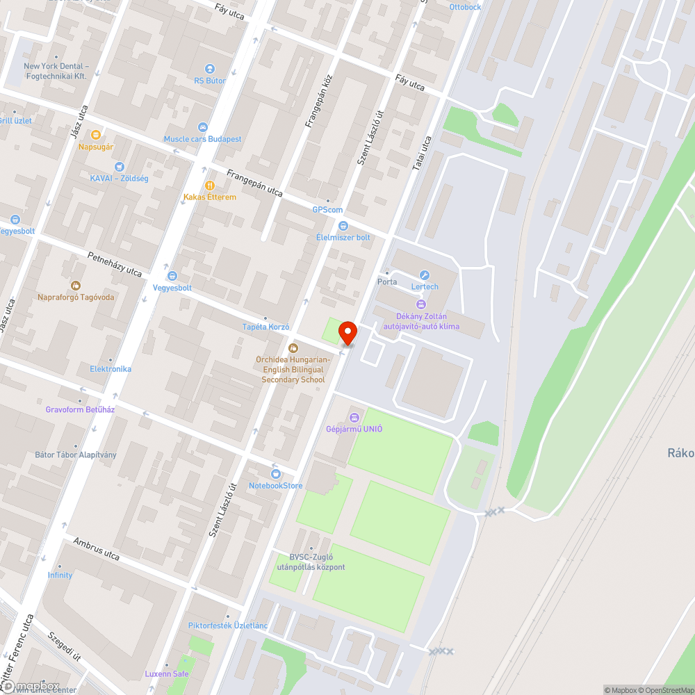 Rendszám nélküli roncs bejelentés helye