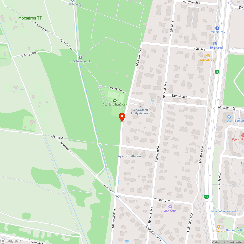 Kiégett lámpa bejelentés helye