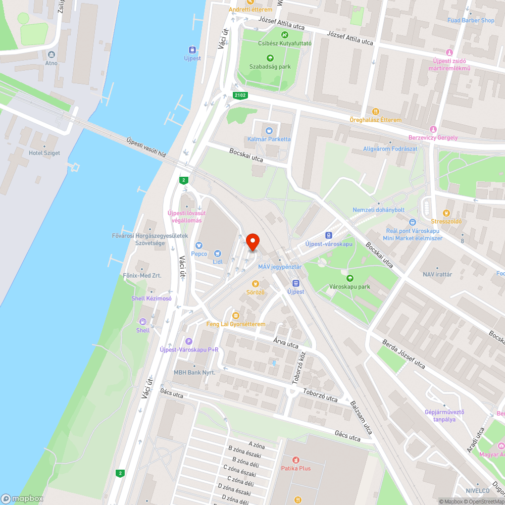 Javaslat (120-as busz) bejelentés helye