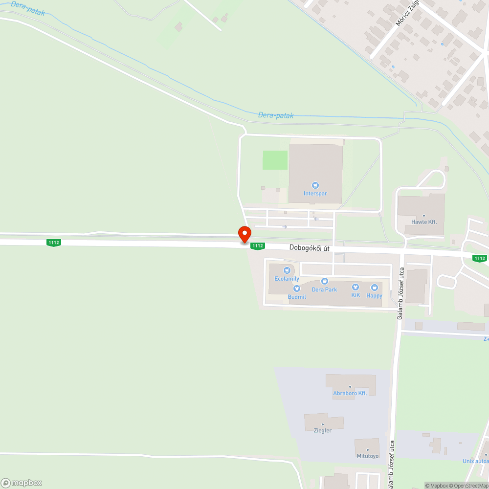 1112 kerékpár bejelentés helye