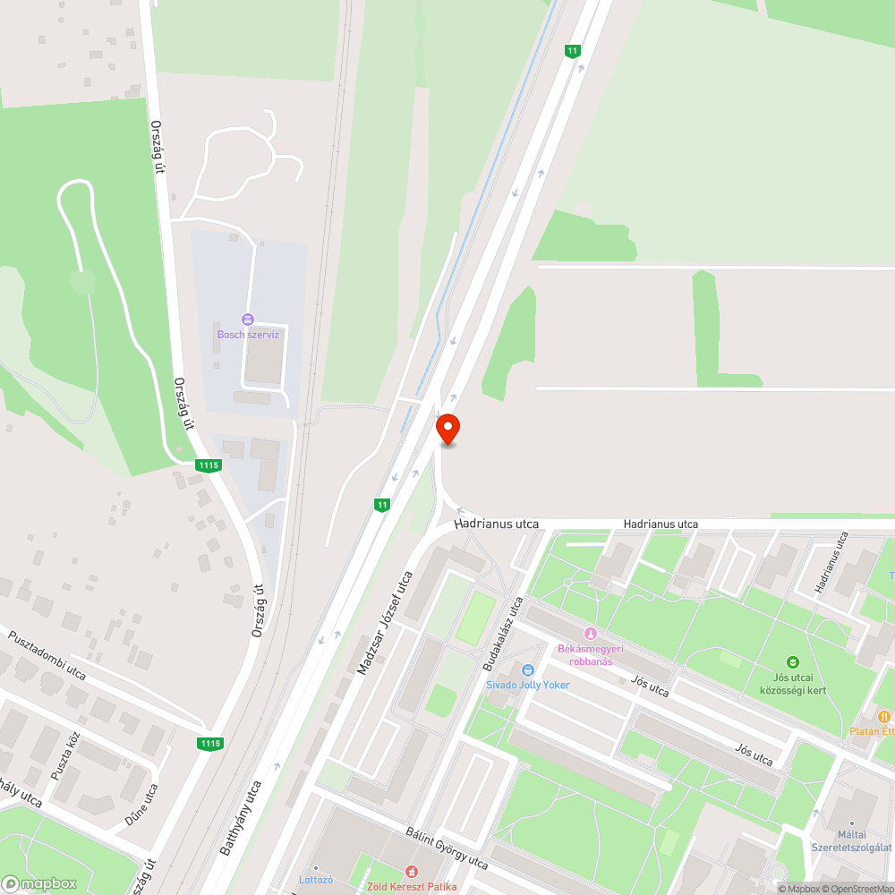 Szemét a fűben bejelentés helye