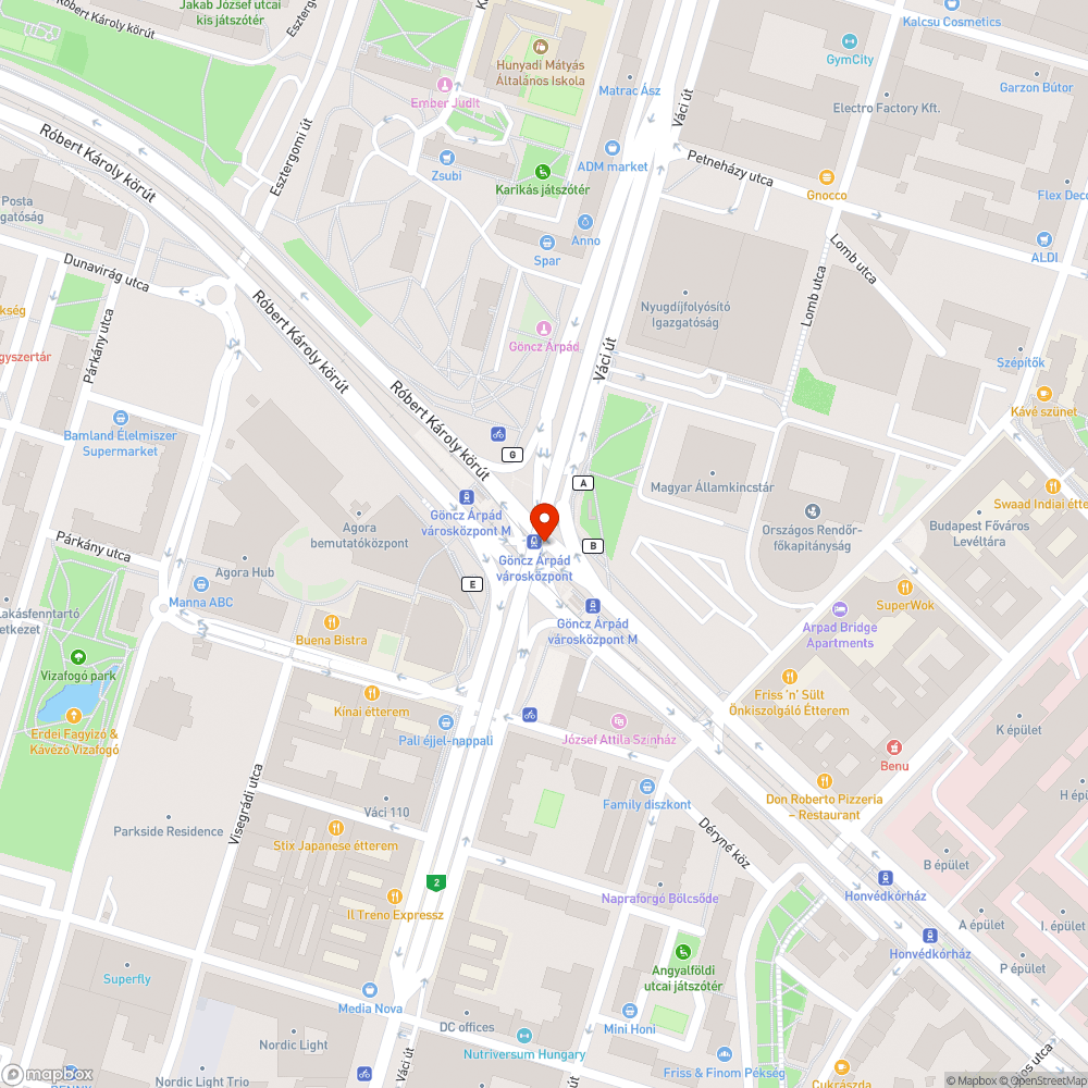 M3-as metró akadálymentesség bejelentés helye