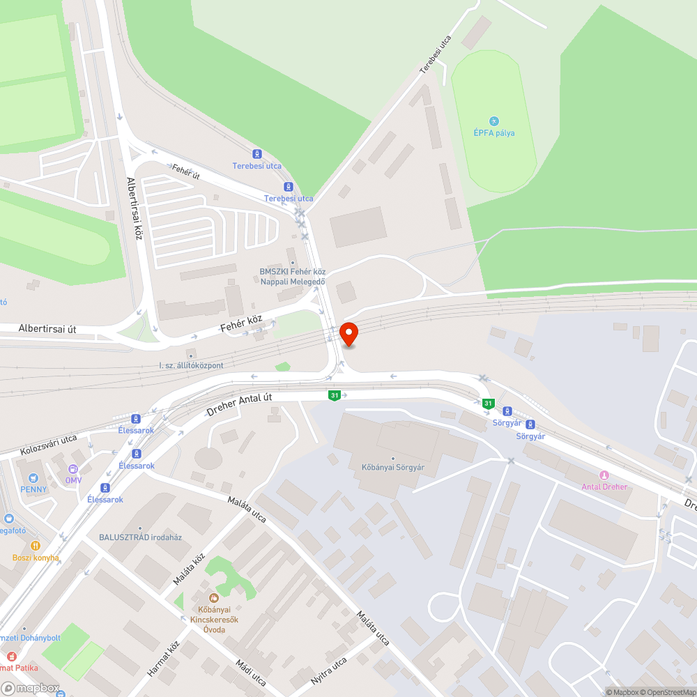 Leesett tégladarabok. bejelentés helye