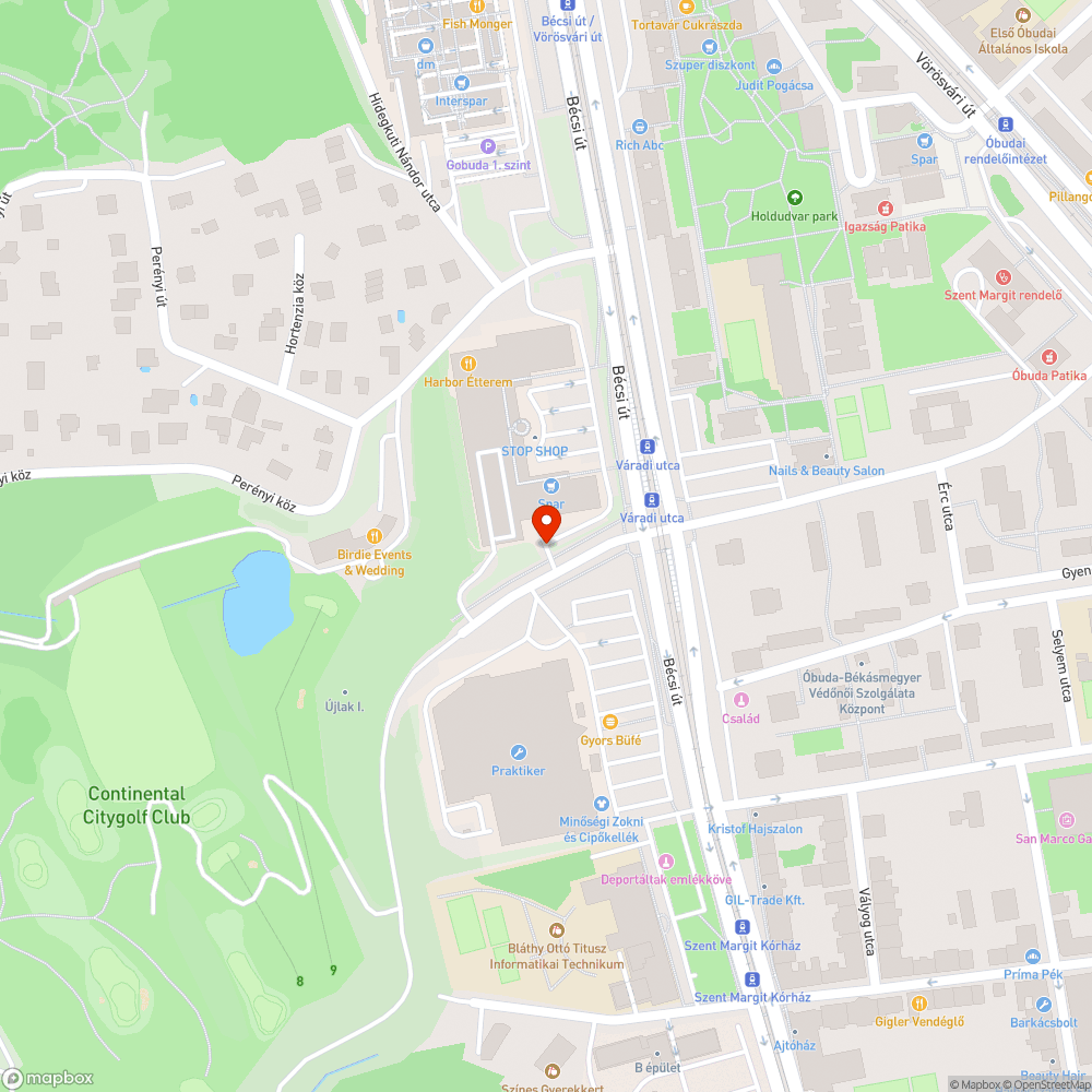 Kidőlt oszlop bejelentés helye