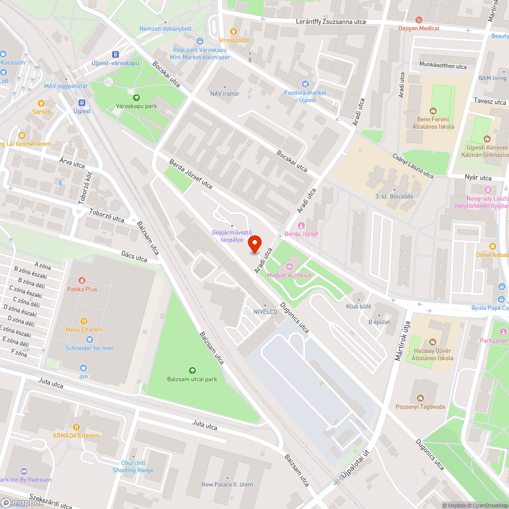 Régóta az utcán parkoló autó bejelentés helye