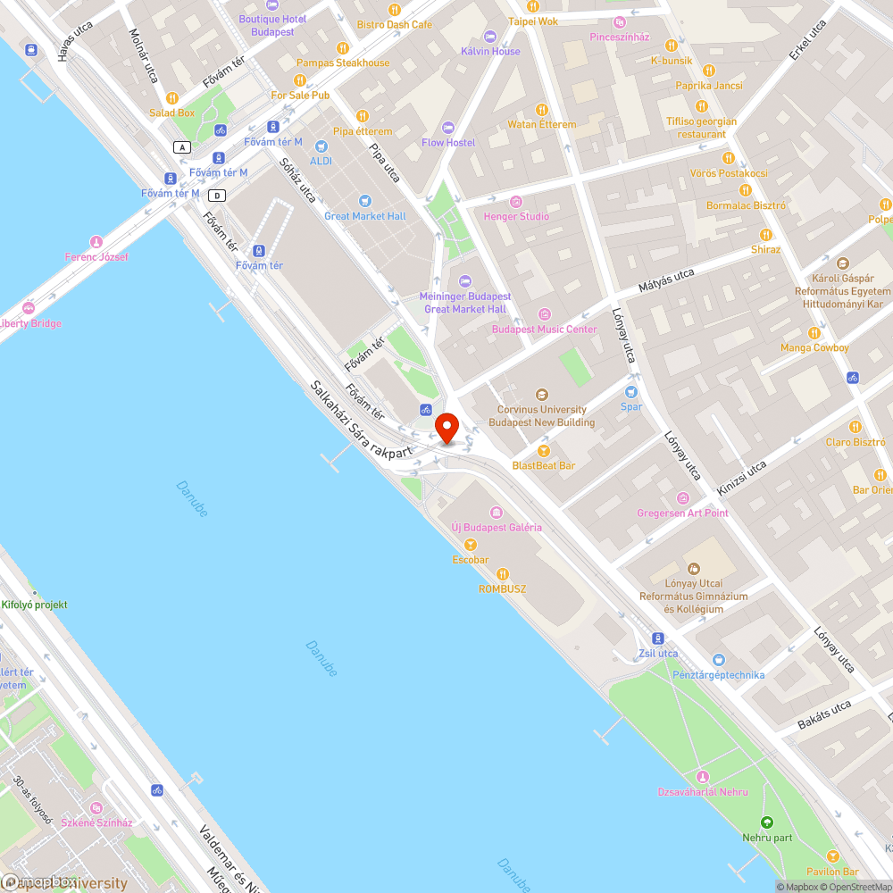 Megrongálódott közlekedési lámpa a Bálnánál bejelentés helye