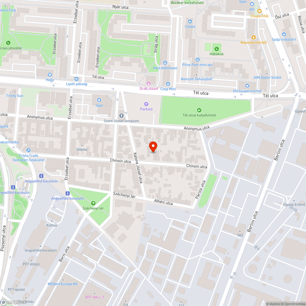 Újpesti roncsok (folytatás) bejelentés helye