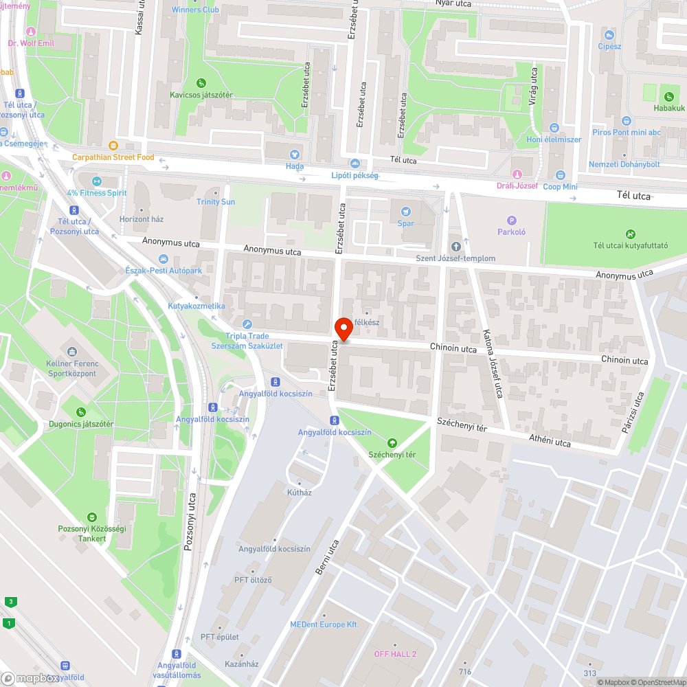 Újpesti roncsok (folytatás) bejelentés helye