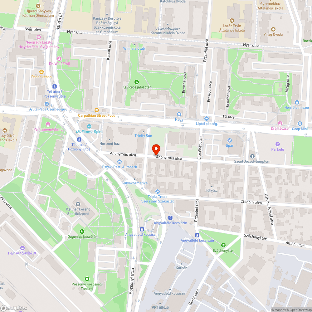 Elhagyott Ford bejelentés helye