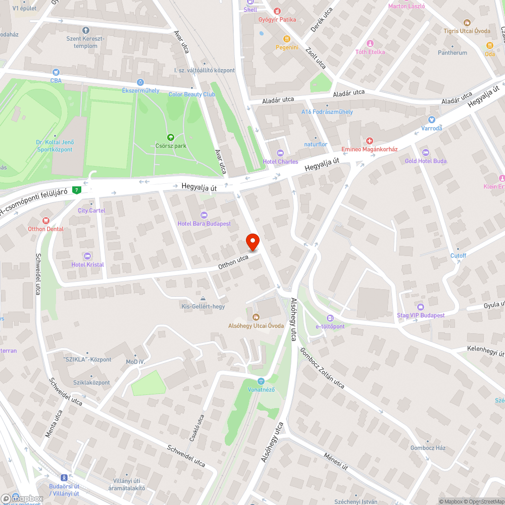 Járdán parkolás állandóan bejelentés helye