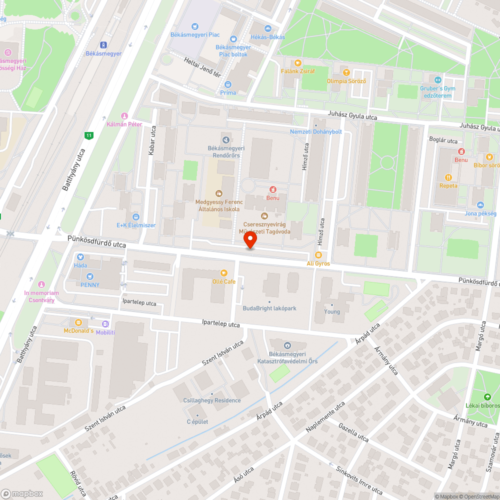 Kőtömb bejelentés helye