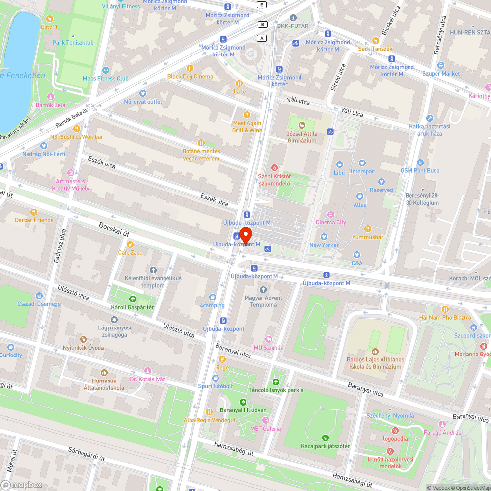 Leszakadt szemetes bejelentés helye