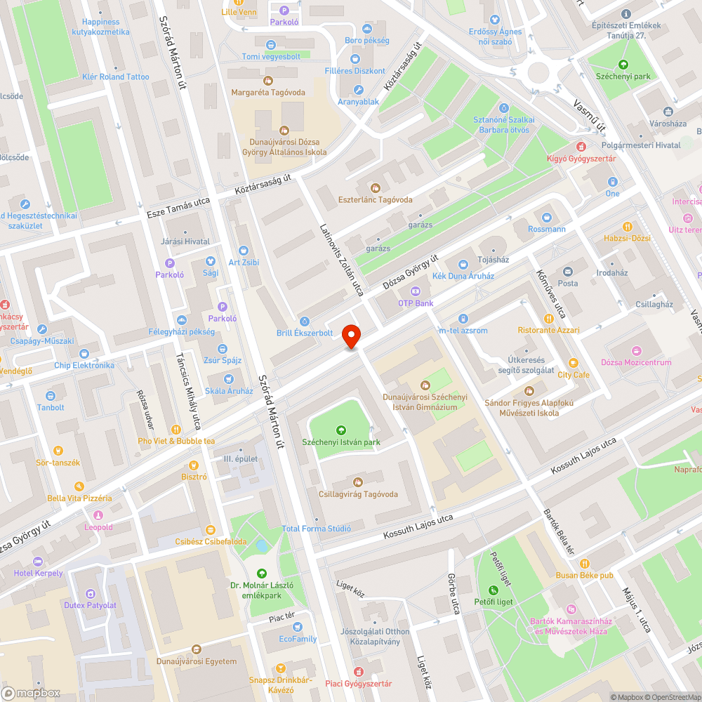 nyitott oszlopajtó bejelentés helye