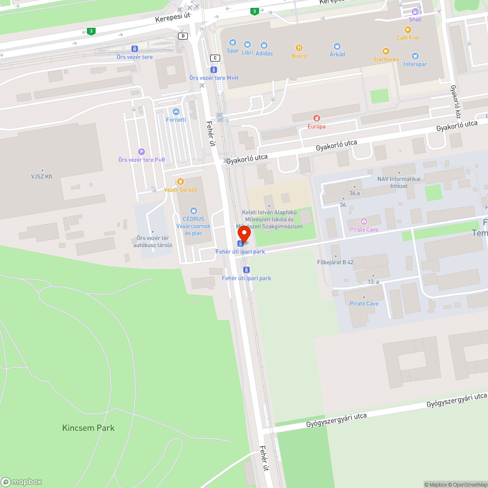 Eltűnt utcanévtábla bejelentés helye