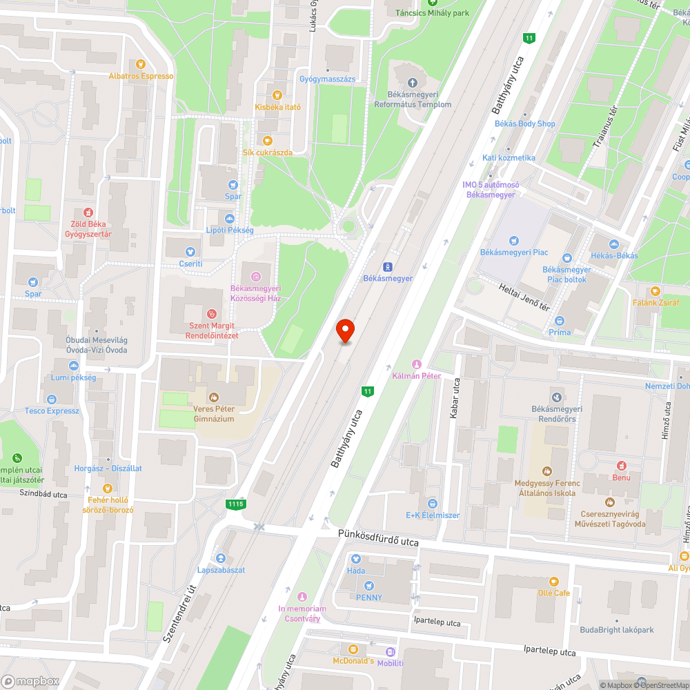 Graffitis közműszekrény bejelentés helye