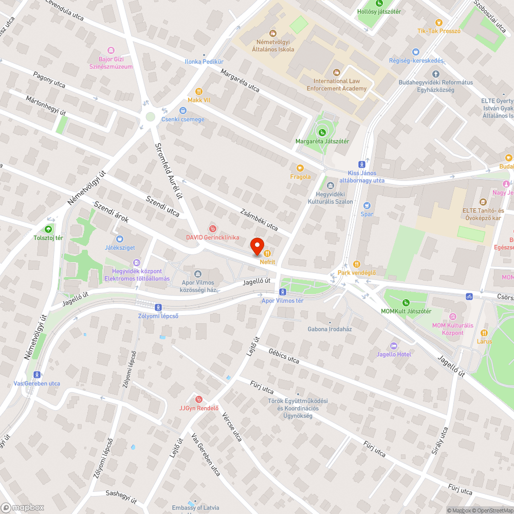 buszváró a Hegyvidék bevásárló előtt bejelentés helye