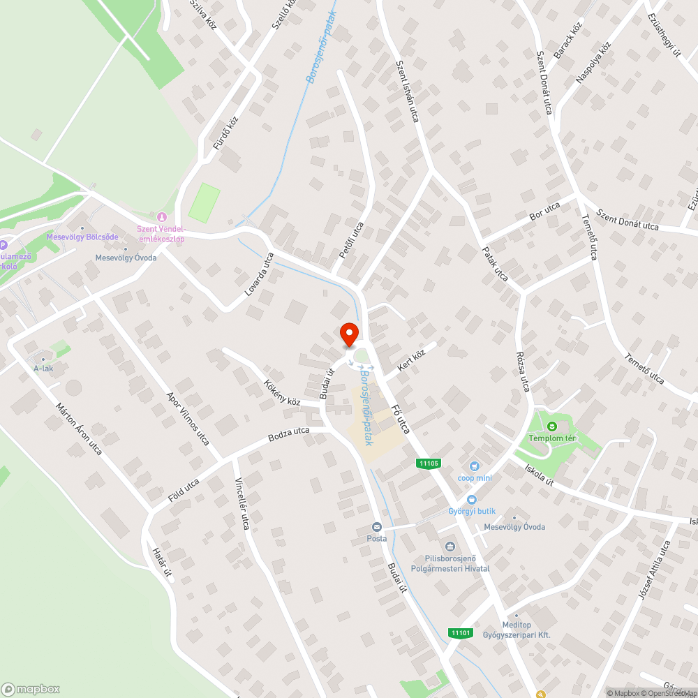 Szétesett balasetveszélyes járda bejelentés helye