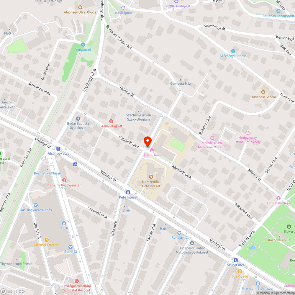 Rossz helyen lévő szemetes bejelentés helye