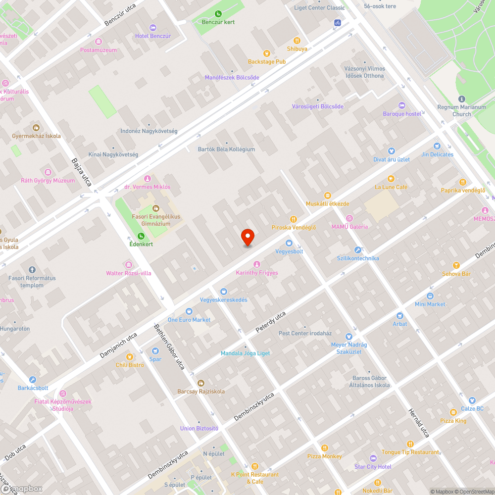 Facsonk bejelentés helye