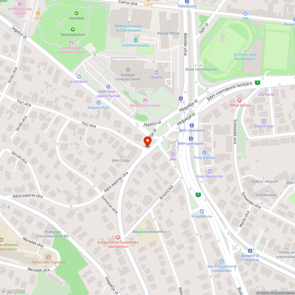 Kint felejtett útépítés tábla bejelentés helye