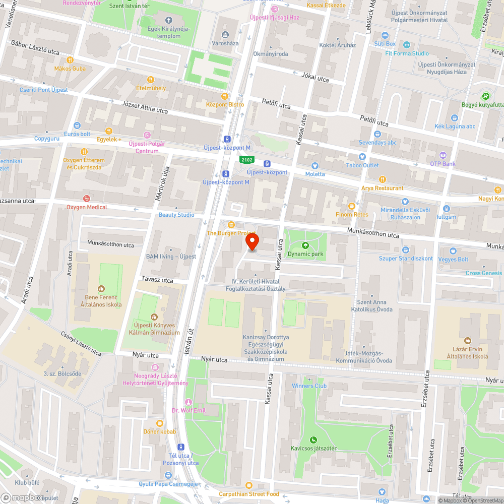 Elhagyott BMW bejelentés helye