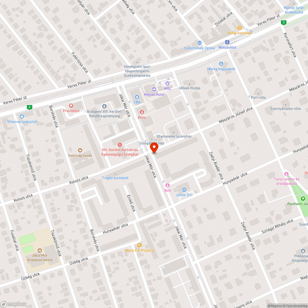 Belógó bokor bejelentés helye