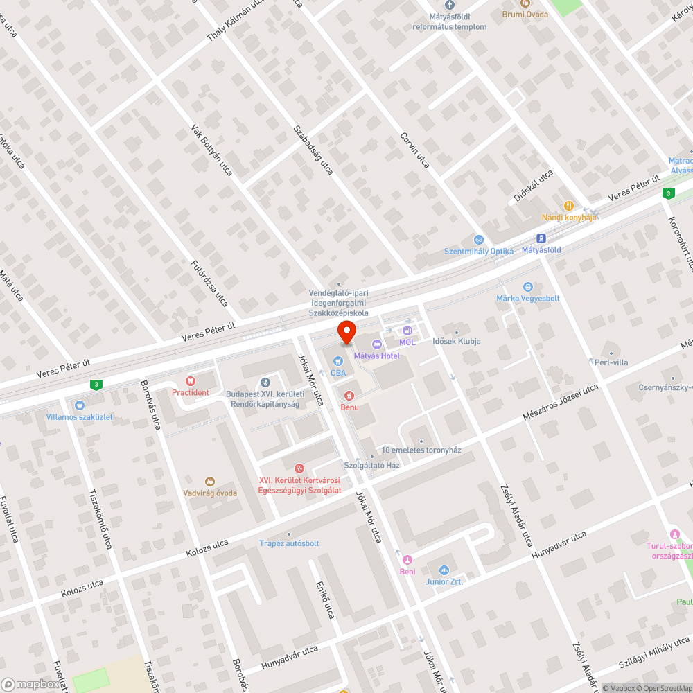 Szemét a bolt körül bejelentés helye