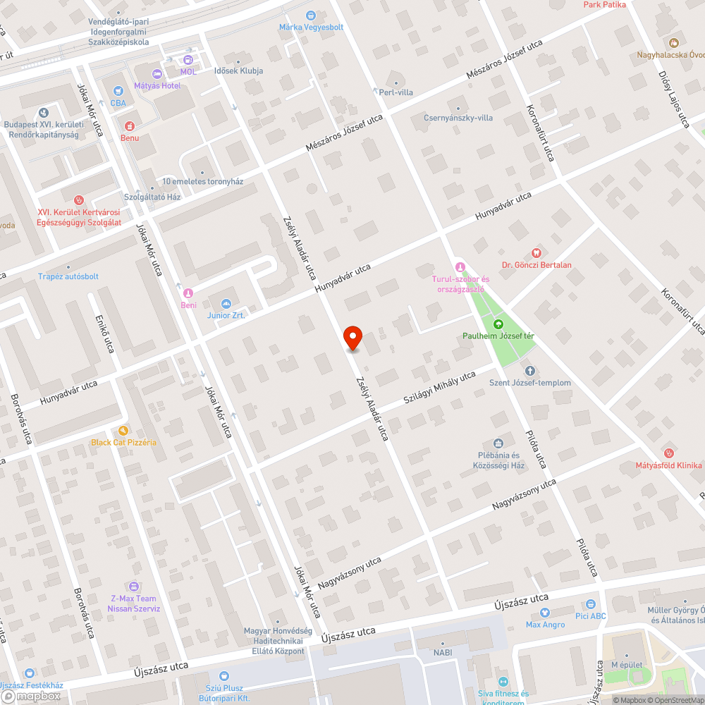 Folyamatosan növekvő süllyedés bejelentés helye