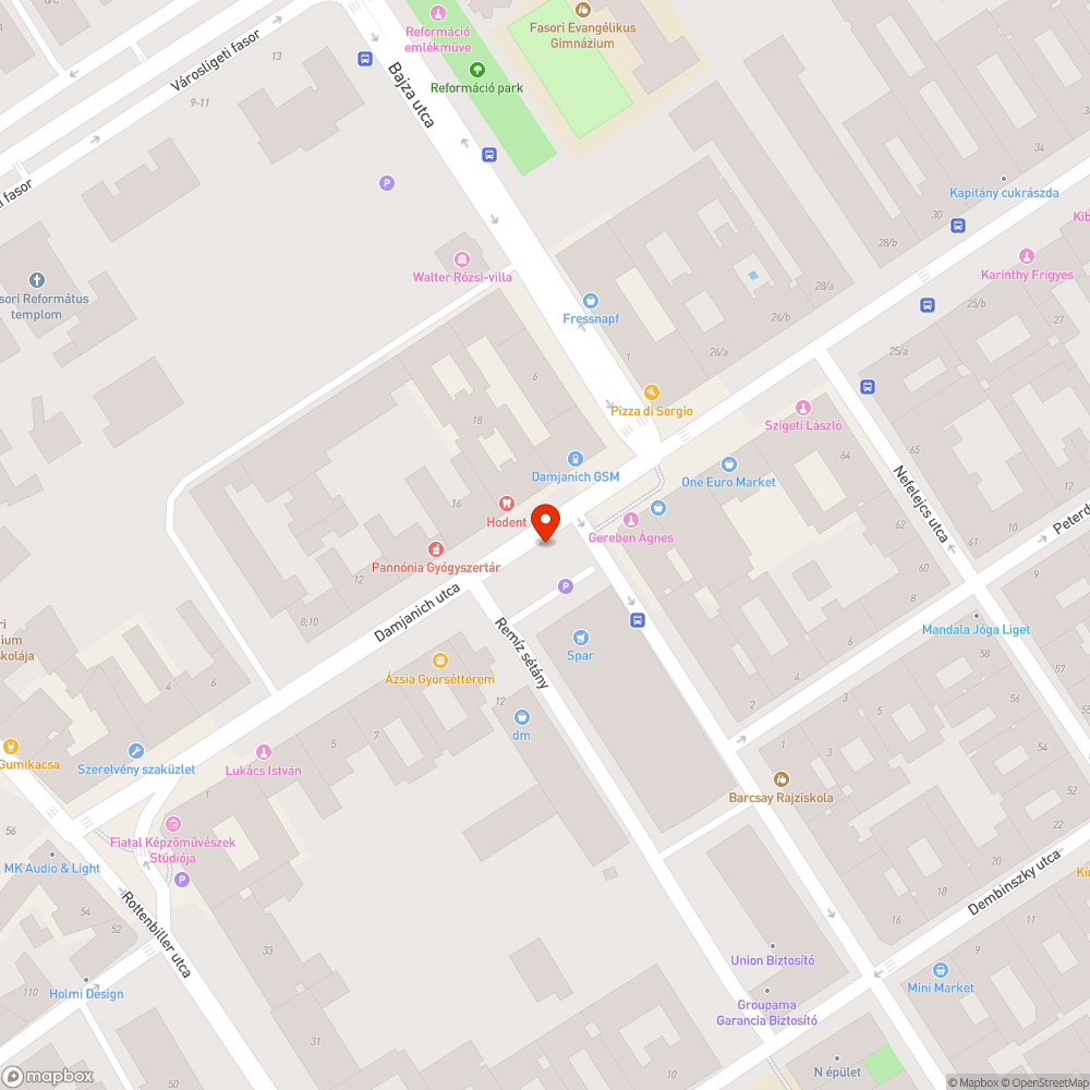 Járdán parkolás bejelentés helye