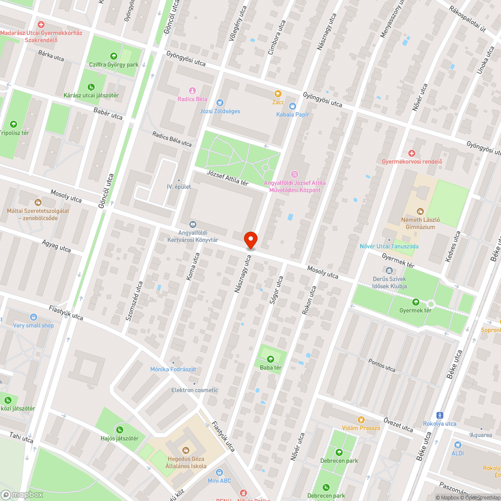 Násznagy x Mosoly kátyú bejelentés helye