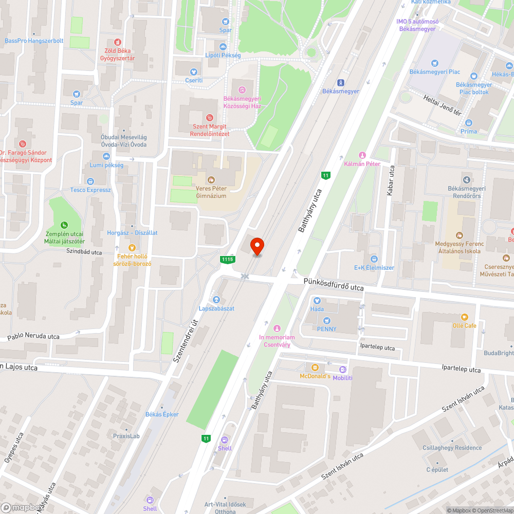 Szemét bejelentés helye