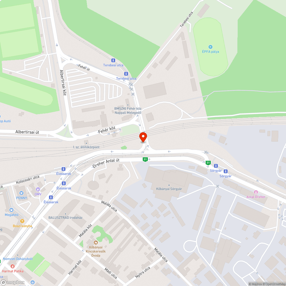 Nem világít bejelentés helye