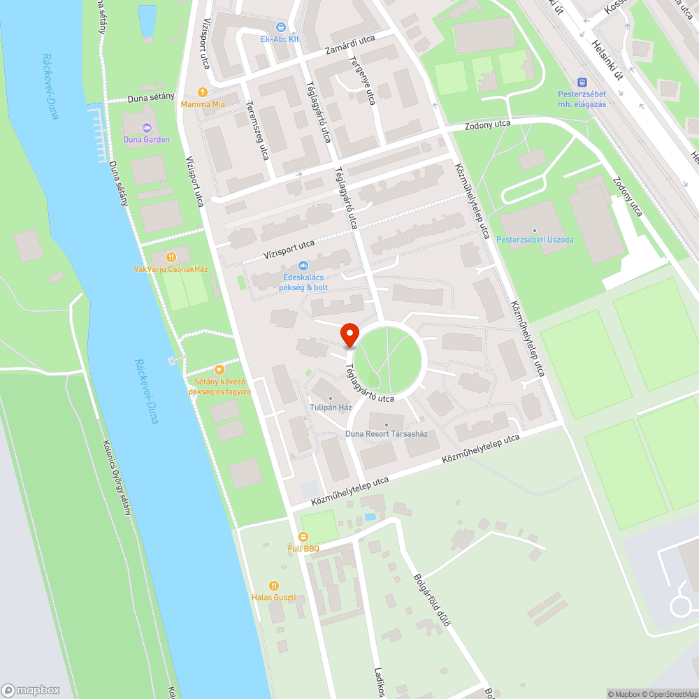 Elhagyott céges autó bejelentés helye