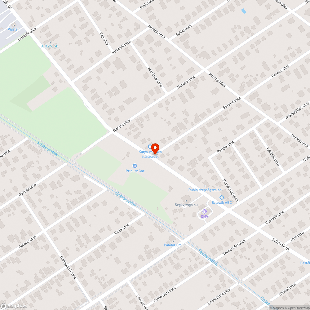 Hátrahagyott betontömb a zöldterületen bejelentés helye