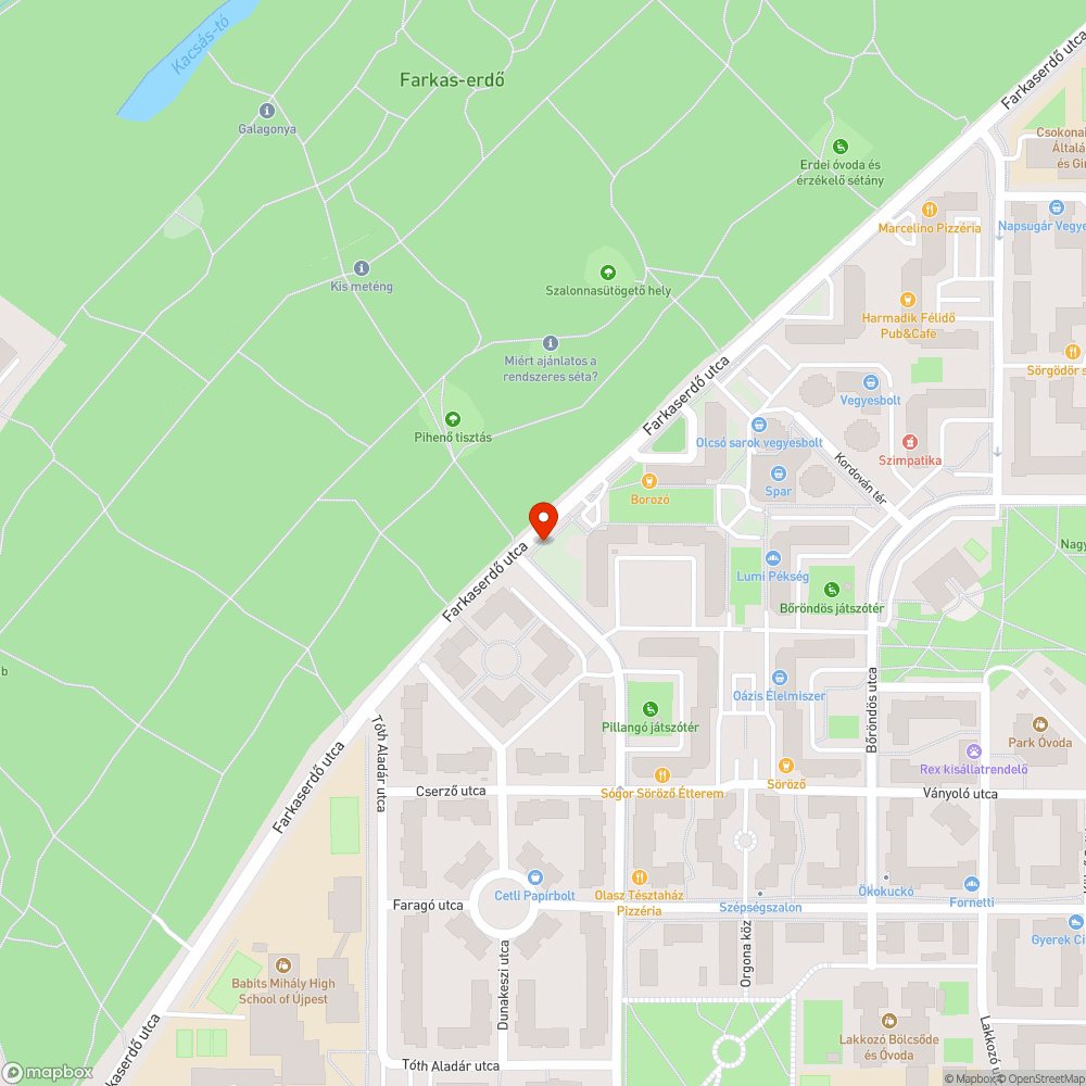 Elhagyott Saab bejelentés helye