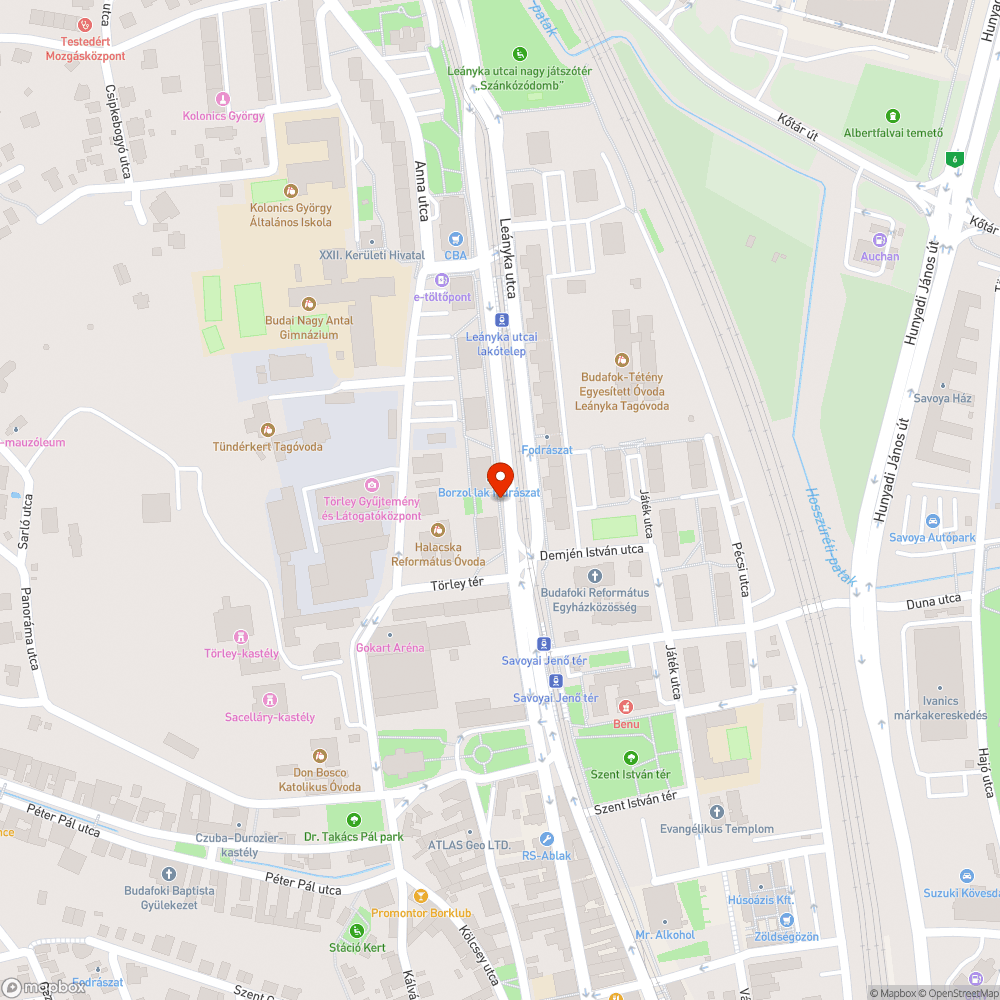 Leányka bokrok bejelentés helye