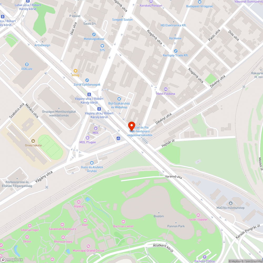 Roncs a felüljáró alatt bejelentés helye