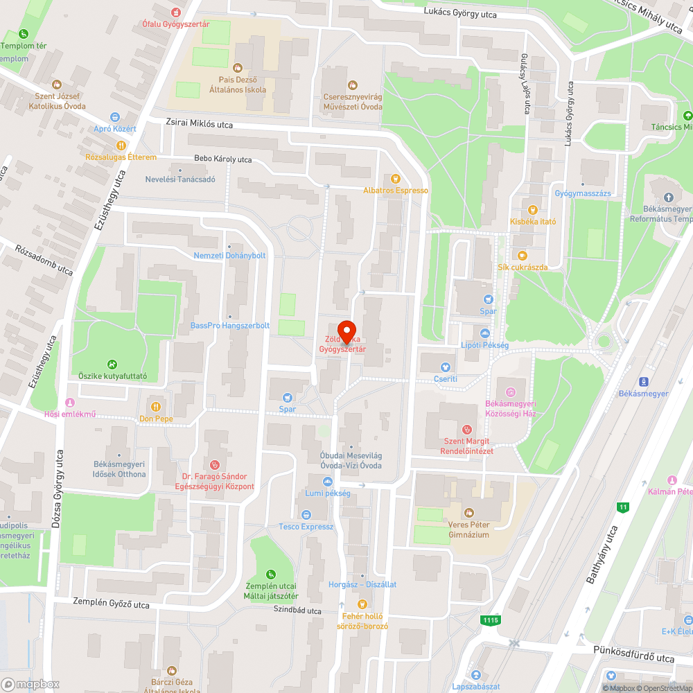 Kiégett lámpa bejelentés helye