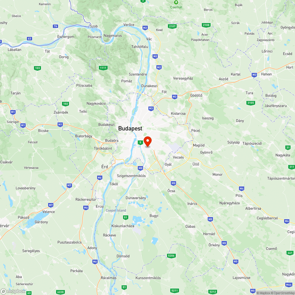 Kiégett lámpa bejelentés helye