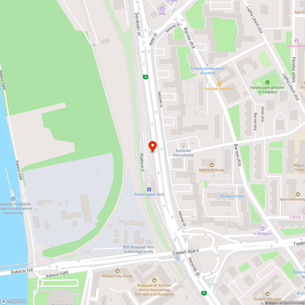 Kiégett lámpa bejelentés helye