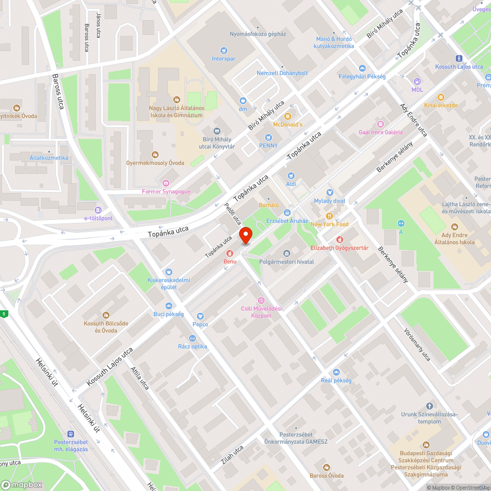 Kiégett lámpák bejelentés helye